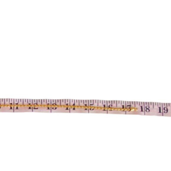 Monet Gold Tone Rope Twist Chian Choker Necklace 17.5"​​​​​​​​ - Picture 8 of 9